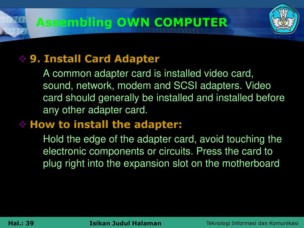 Assembling OWN COMPUTER