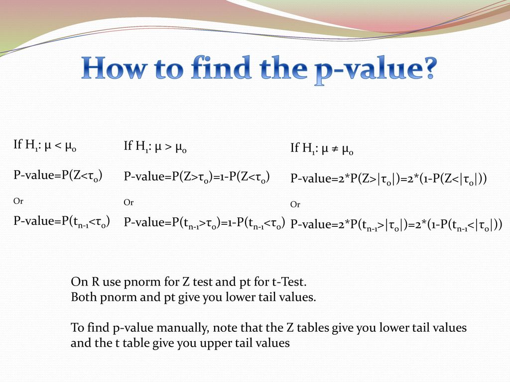 MATH12 STATISTICS Tutorial 12: Test for Means. - ppt download