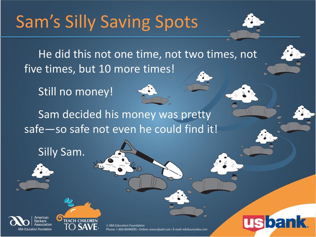 Sam’s Silly Saving Spots