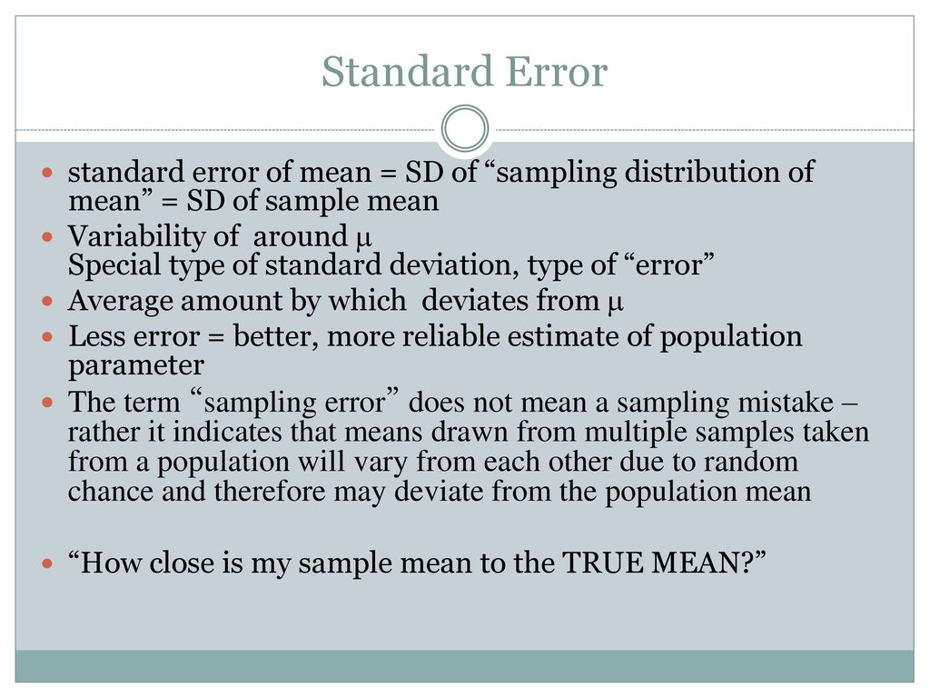 And distribution of sample means - ppt download