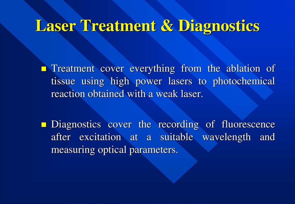 Laser and its medical applications - ppt download