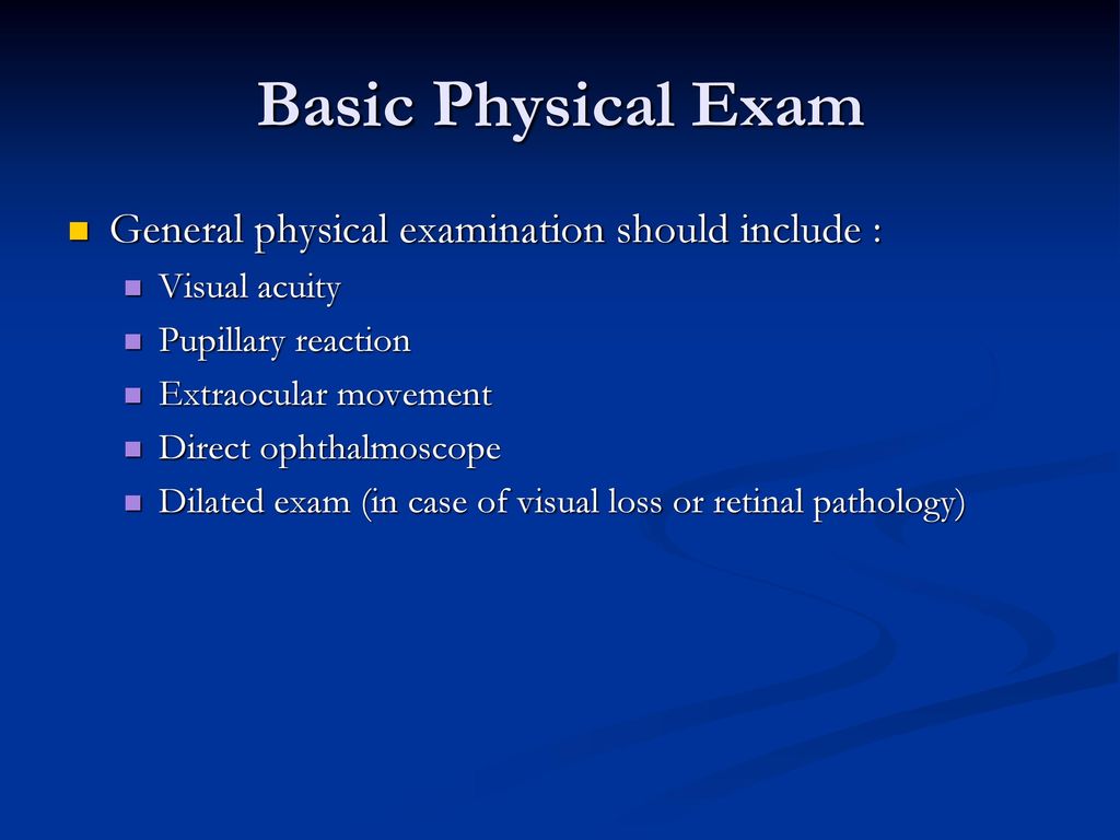 Basic physical qualities. Physical examination. Initial Ophthalmology examination Case Report. Basic physical qualities of a person.