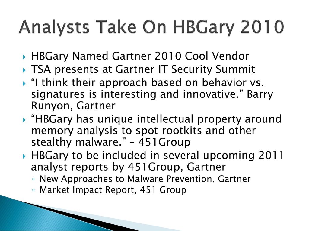 HBGary Marketing Update ppt download