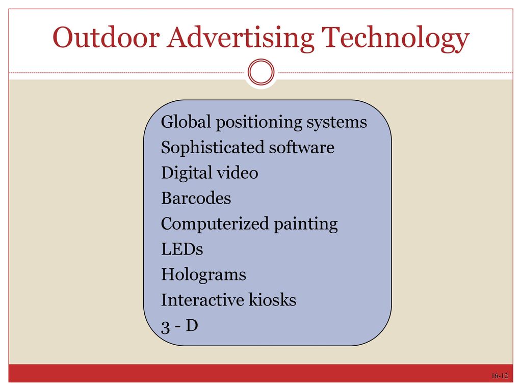 Outdoor Advertising Technology