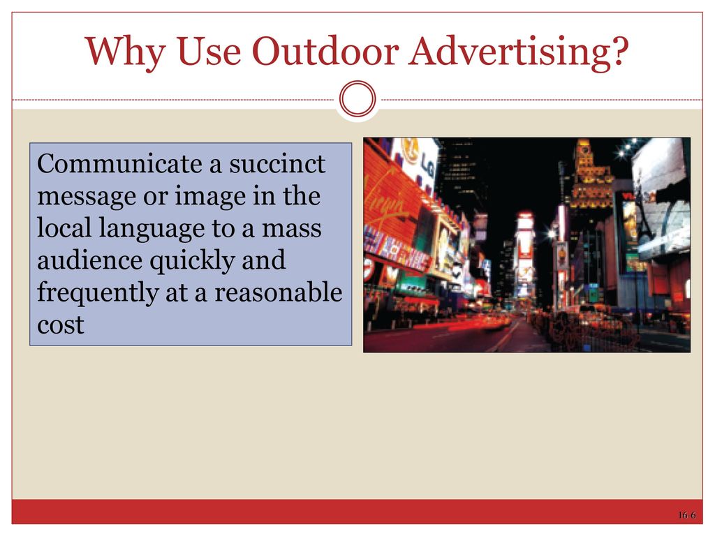 Why Use Outdoor Advertising