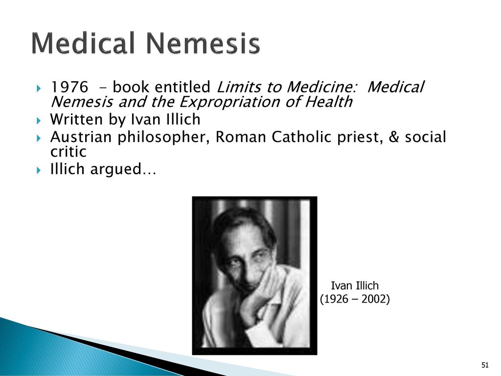Medical Nemesis book entitled Limits to Medicine: Medical Nemesis and the Expropriation of Health.