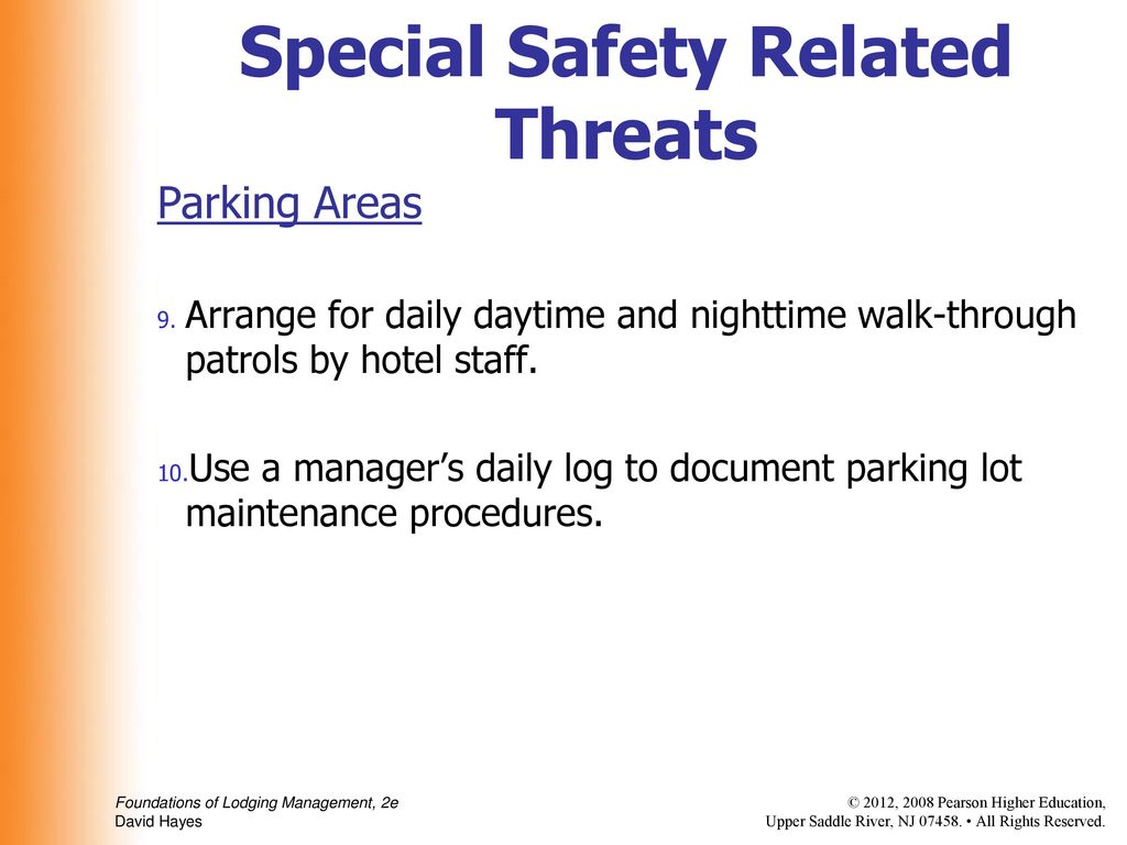 Special Safety Related Threats