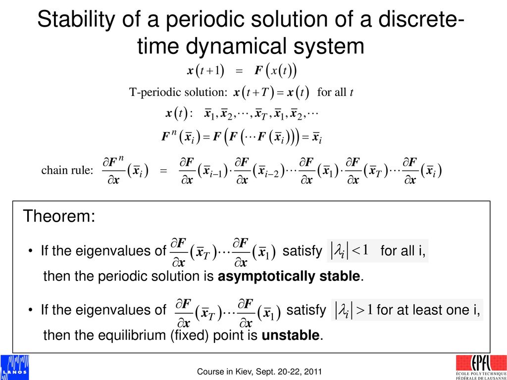 Stability and instability in nonlinear dynamical systems - ppt download