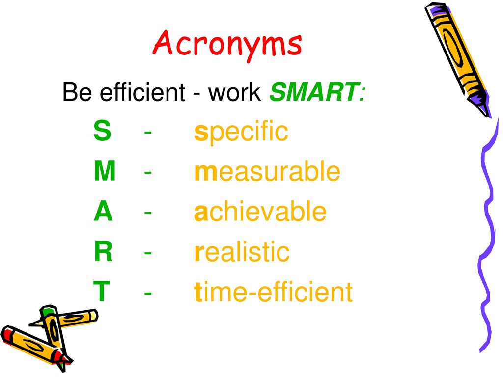 Acronyms and Mnemonics - ppt download