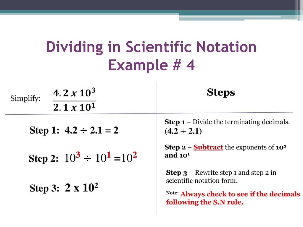 Operations with Scientific Notation (Part I, II, III, IV) - ppt
