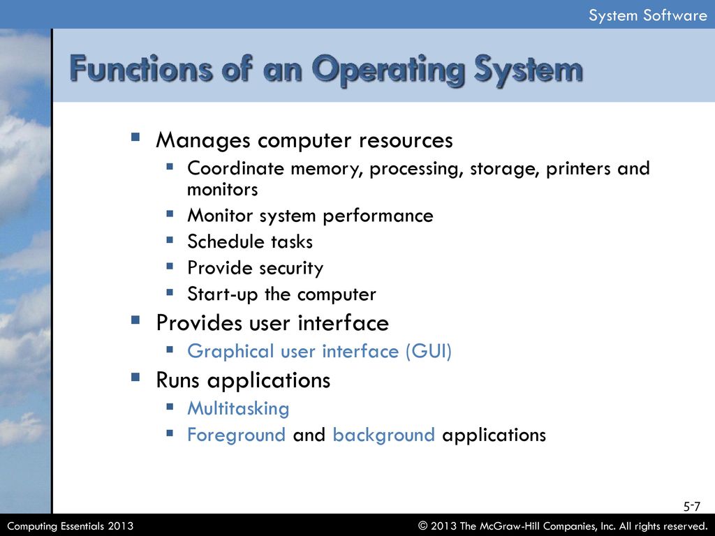 Describe the differences between system software and application ...