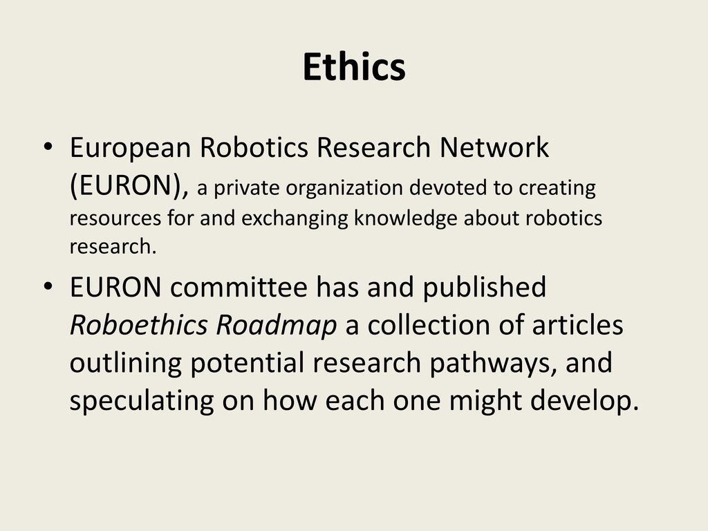 European Robotics Network - EURON