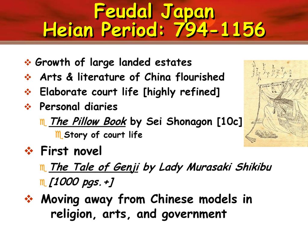 Feudal Japan Heian Period:
