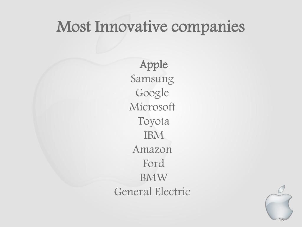 Most Innovative companies