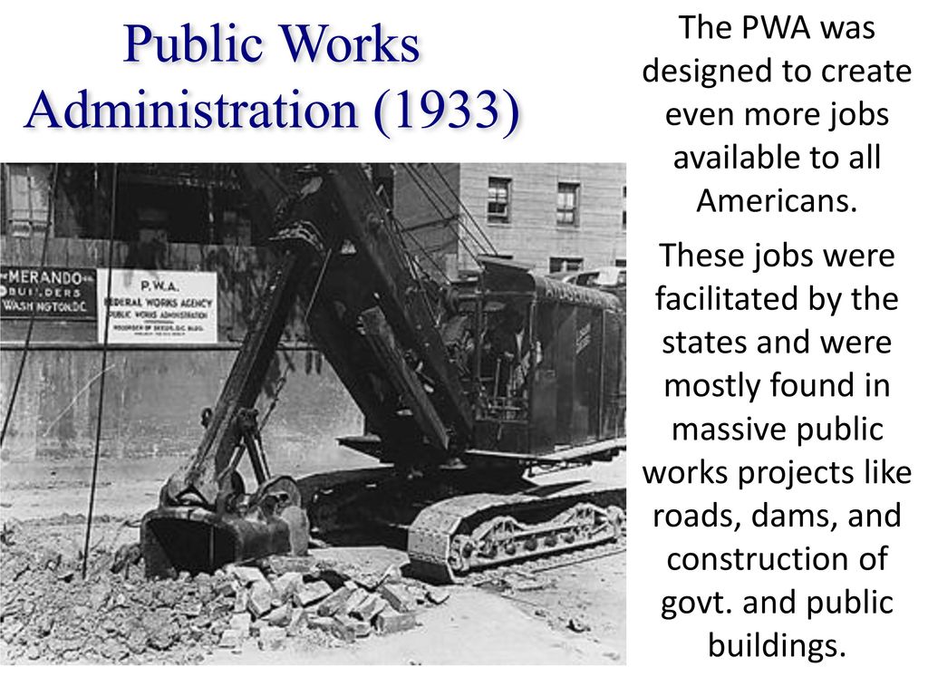 public works administration