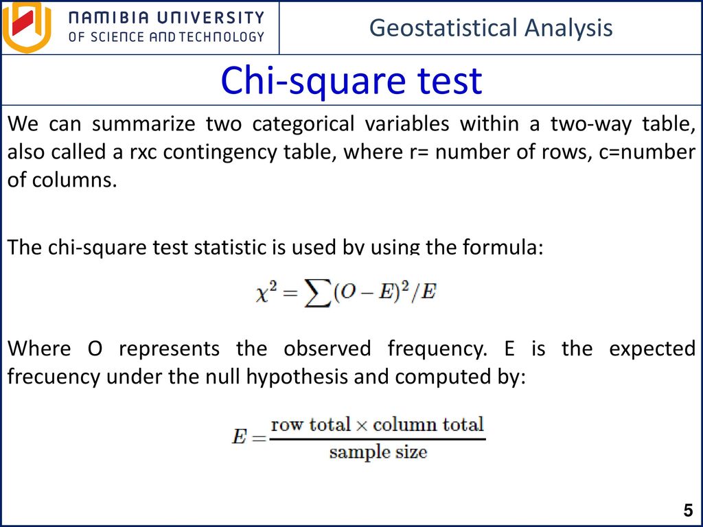 Chi-square test. - ppt download