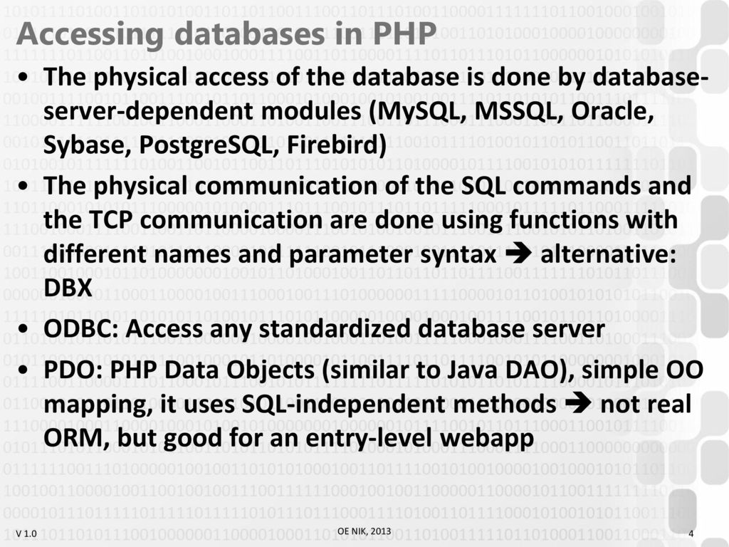 PHP + MySQL PDO PHPMyAdmin Practice: Vote system - ppt download