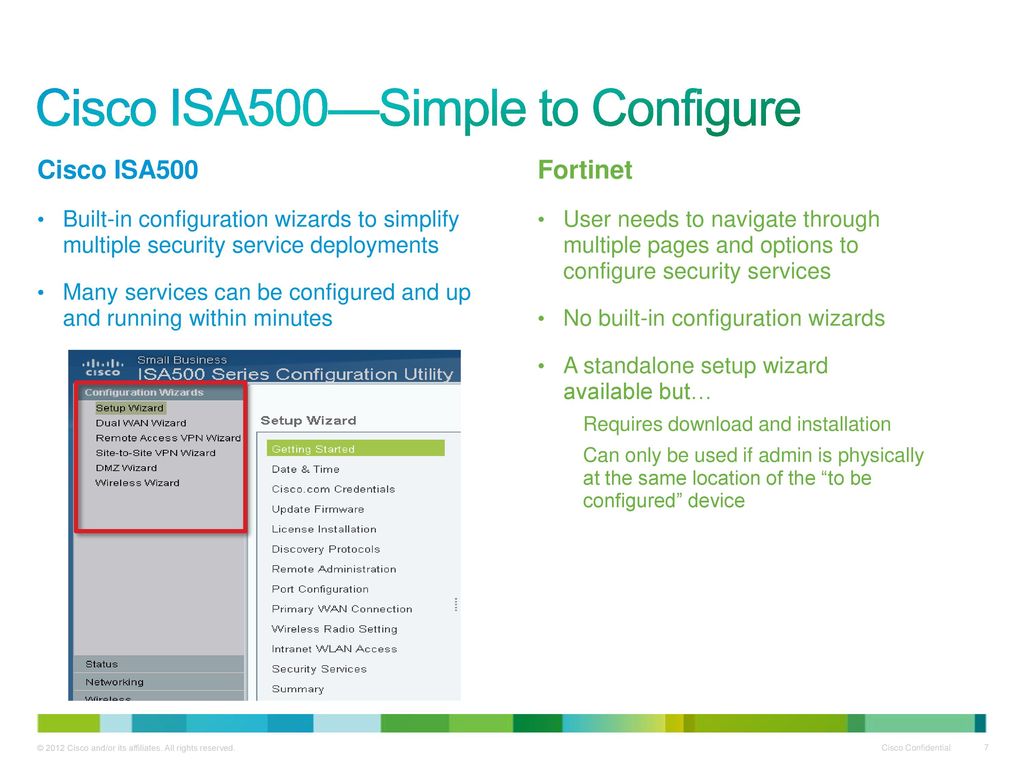 Cisco ISA500—Simple to Configure