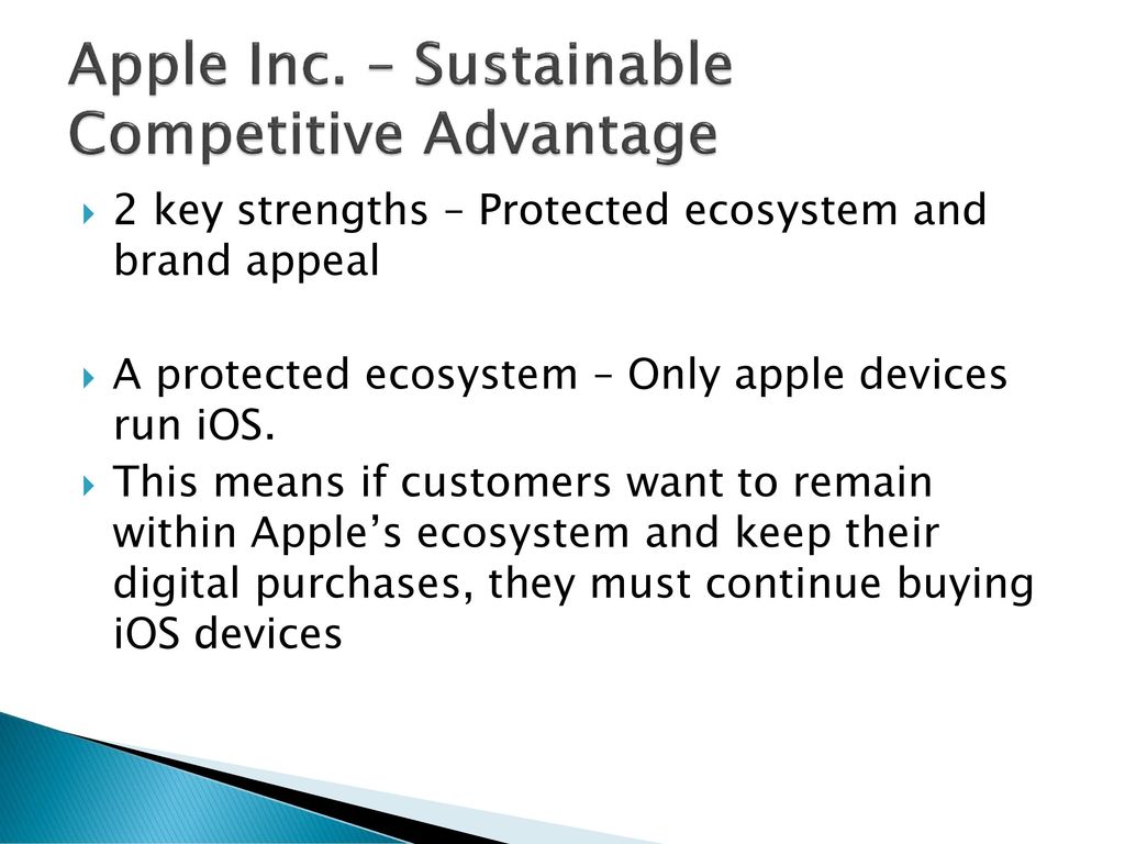 apples competitive advantage