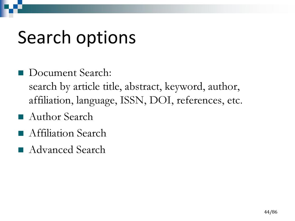 Web Of Science Scopus And Google Scholar Ppt Download