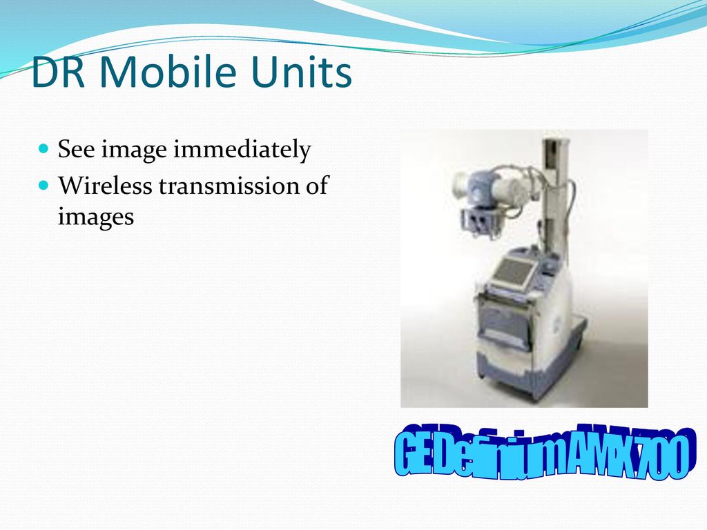 DR Mobile Units GE Definium AMX 700 See image immediately