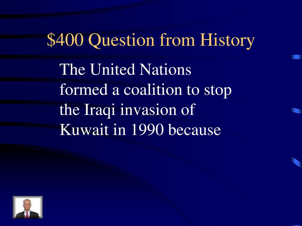 $400 Question from History