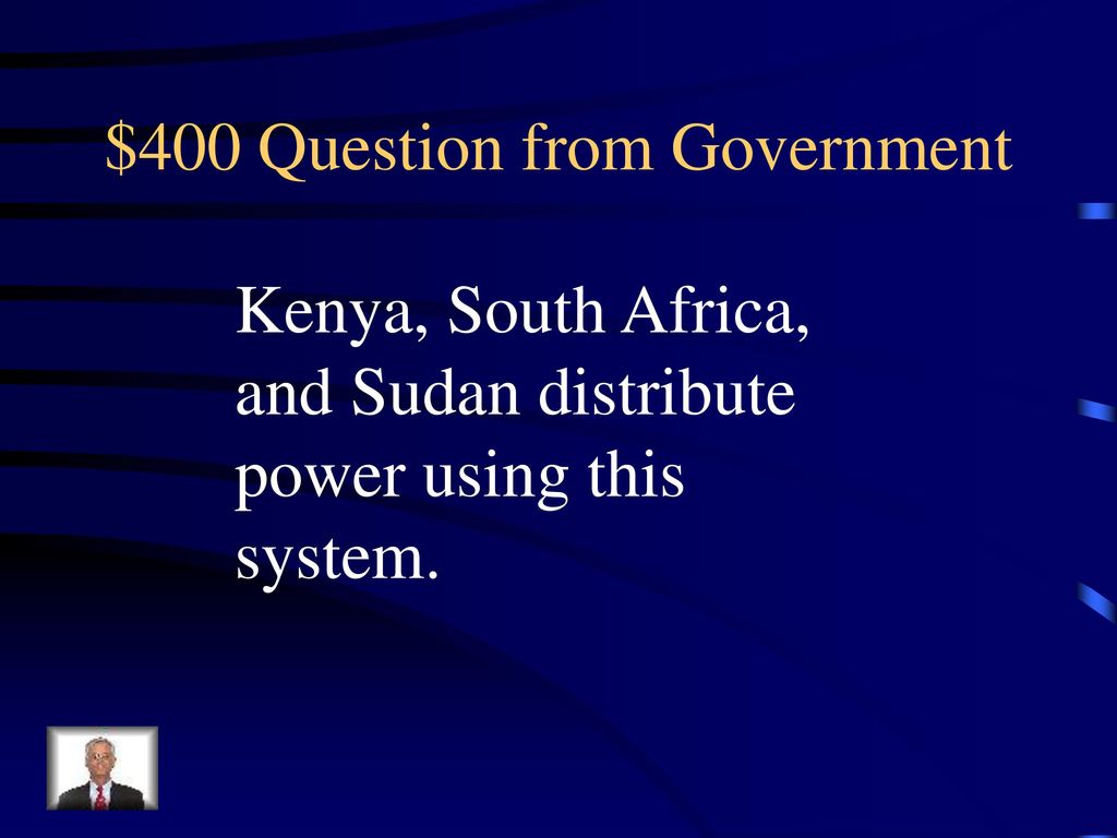 $400 Question from Government