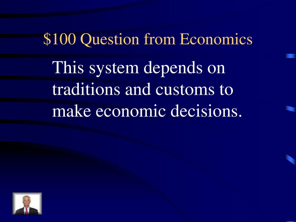 $100 Question from Economics
