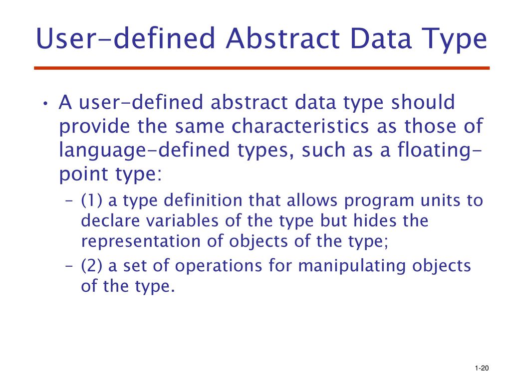 Abstract Data Types And Encapsulation Concepts Ppt Download