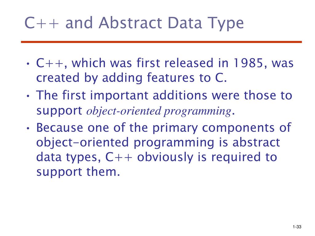Abstract Data Types And Encapsulation Concepts Ppt Download