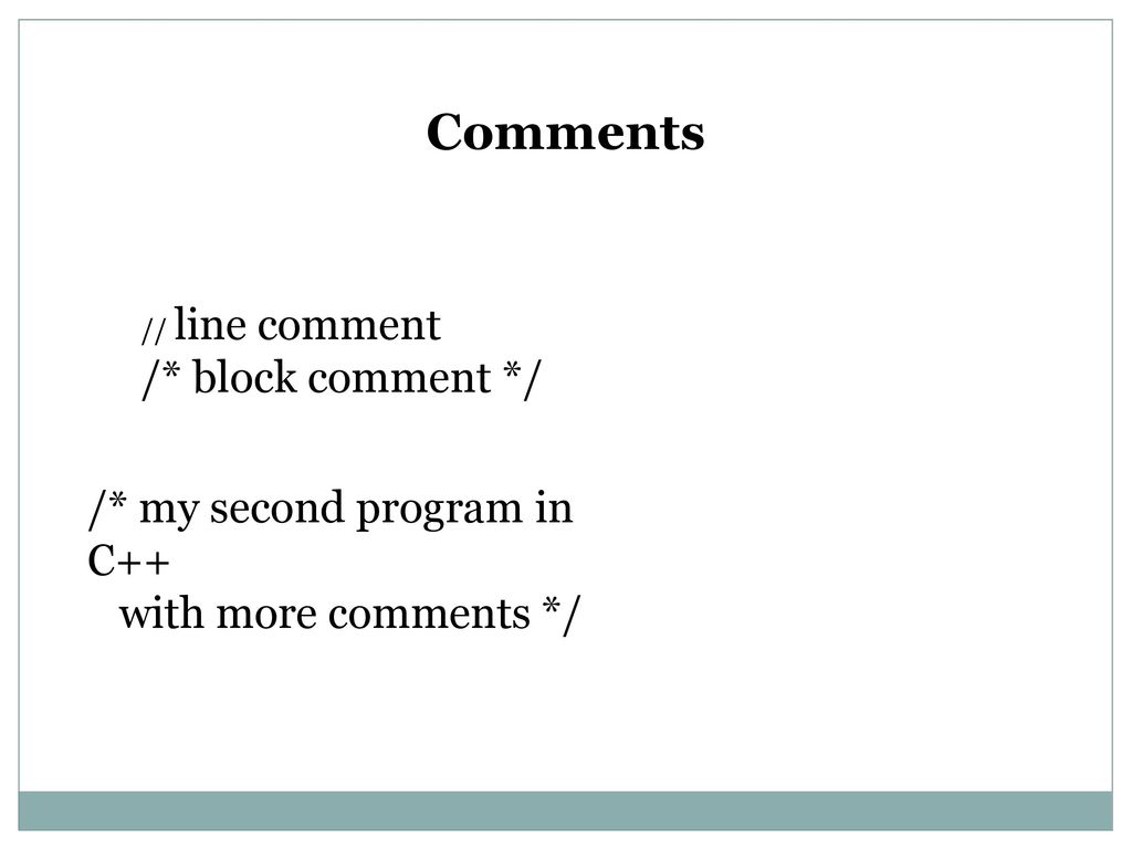 C++ Lesson ppt download