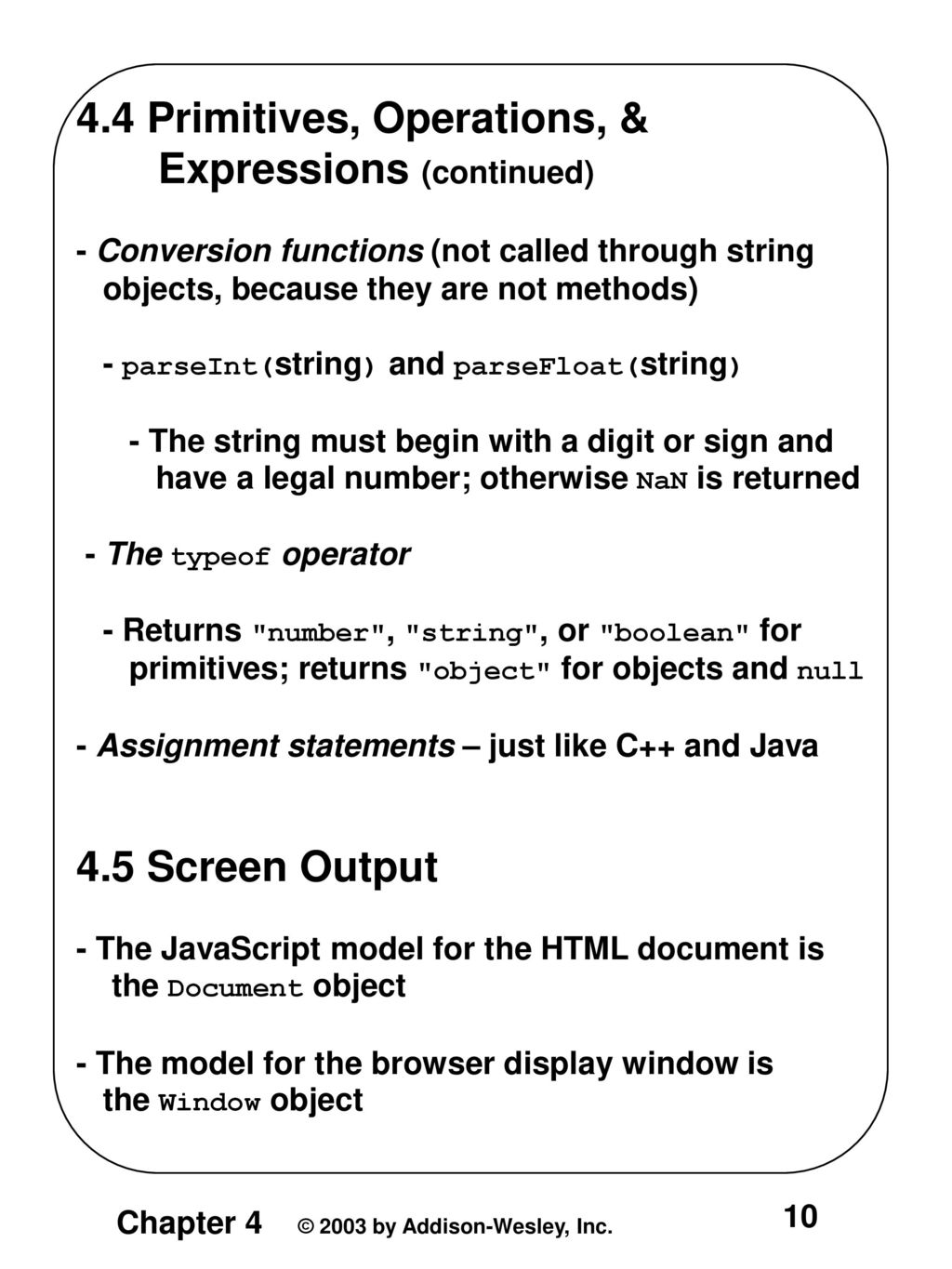 4.1 Overview of JavaScript - ppt download
