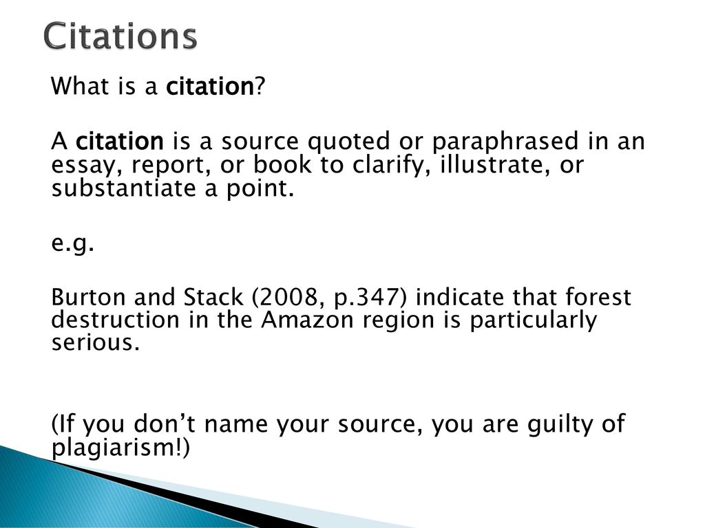 Incorporating Findings From Research Citations And References Ppt Download