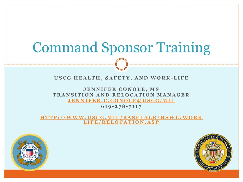Command sponsor training ppt download