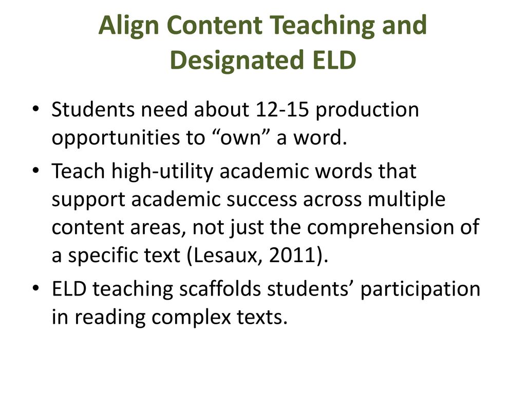 Excellent instruction for those who need it most ppt download