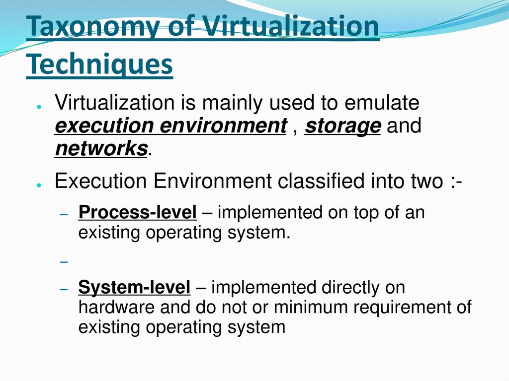 VIRTUALIZATION. ppt download