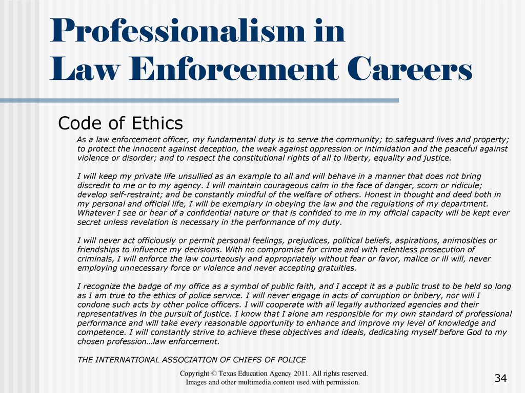 Professionalism Ethics In Lpscs Careers Ppt Download