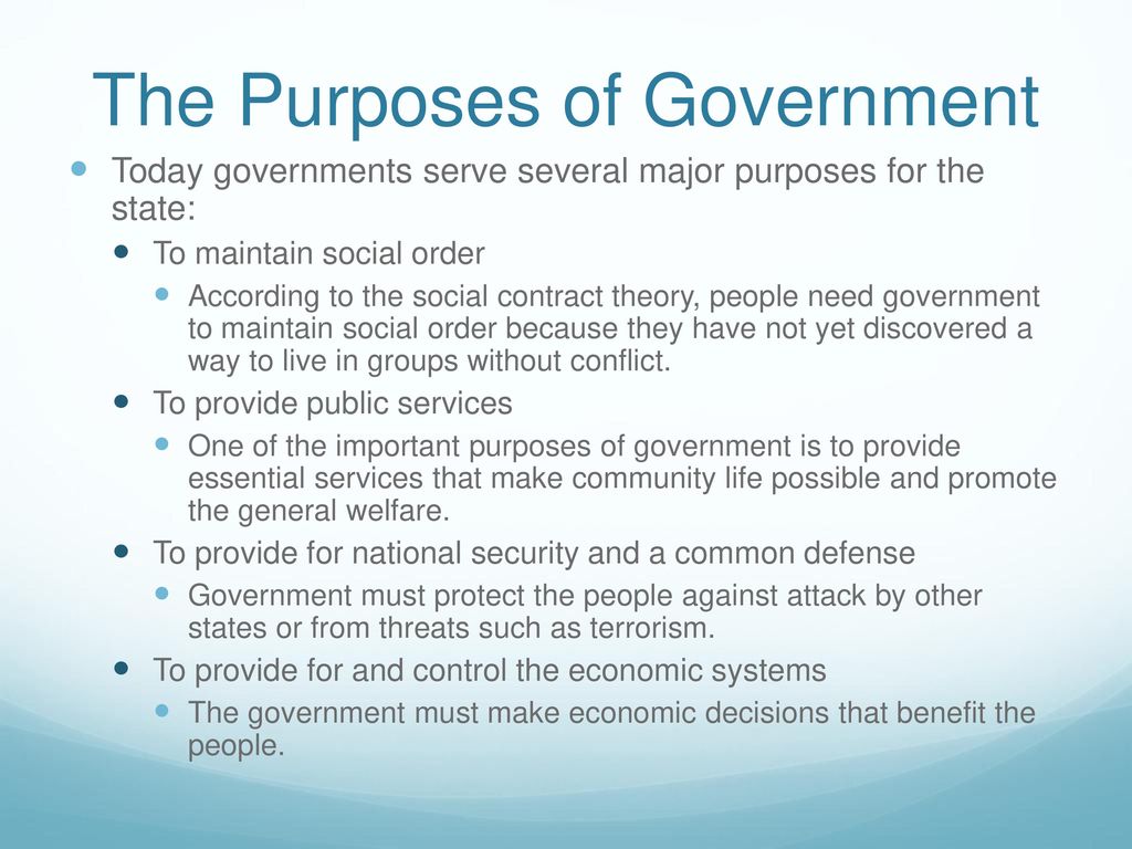 Principles of Government - ppt download