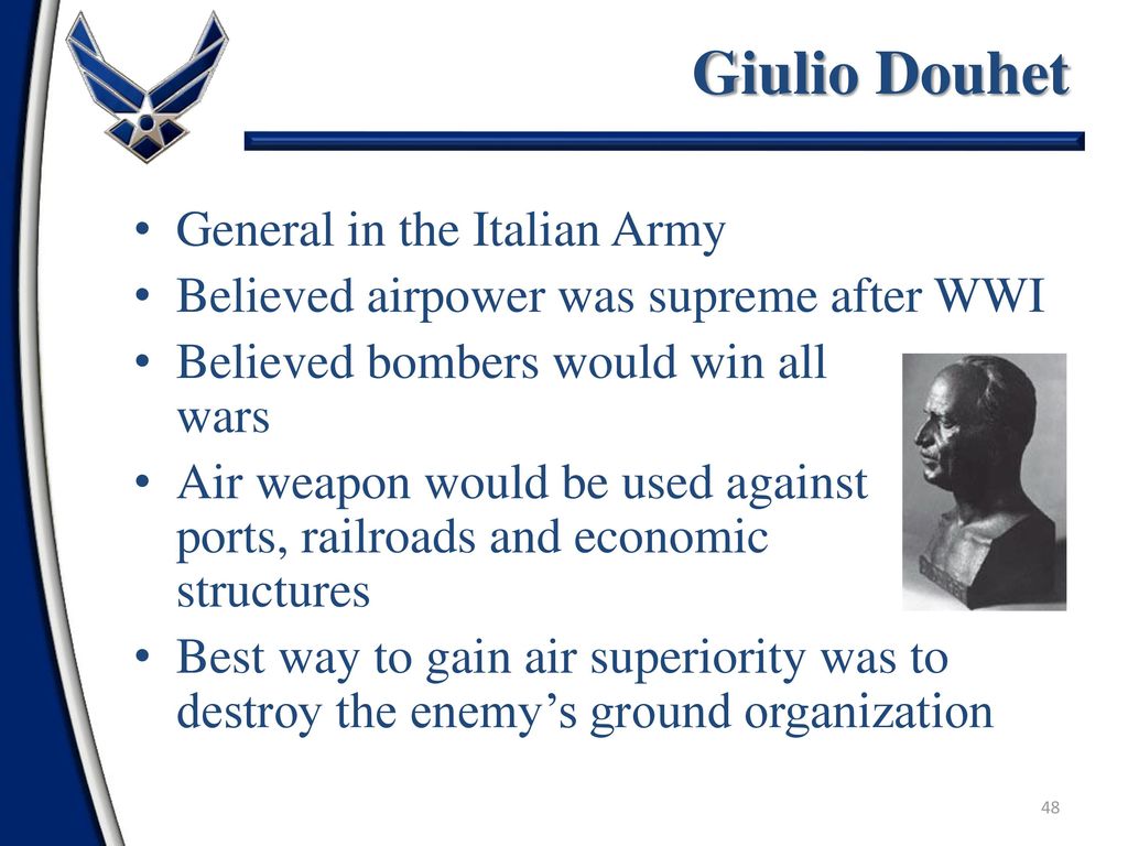 Giulio Douhet General in the Italian Army