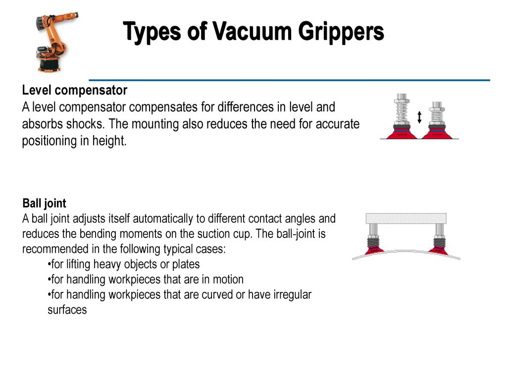 Types of Vacuum Grippers