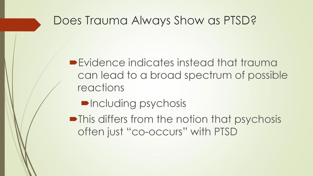Does Trauma Always Show as PTSD