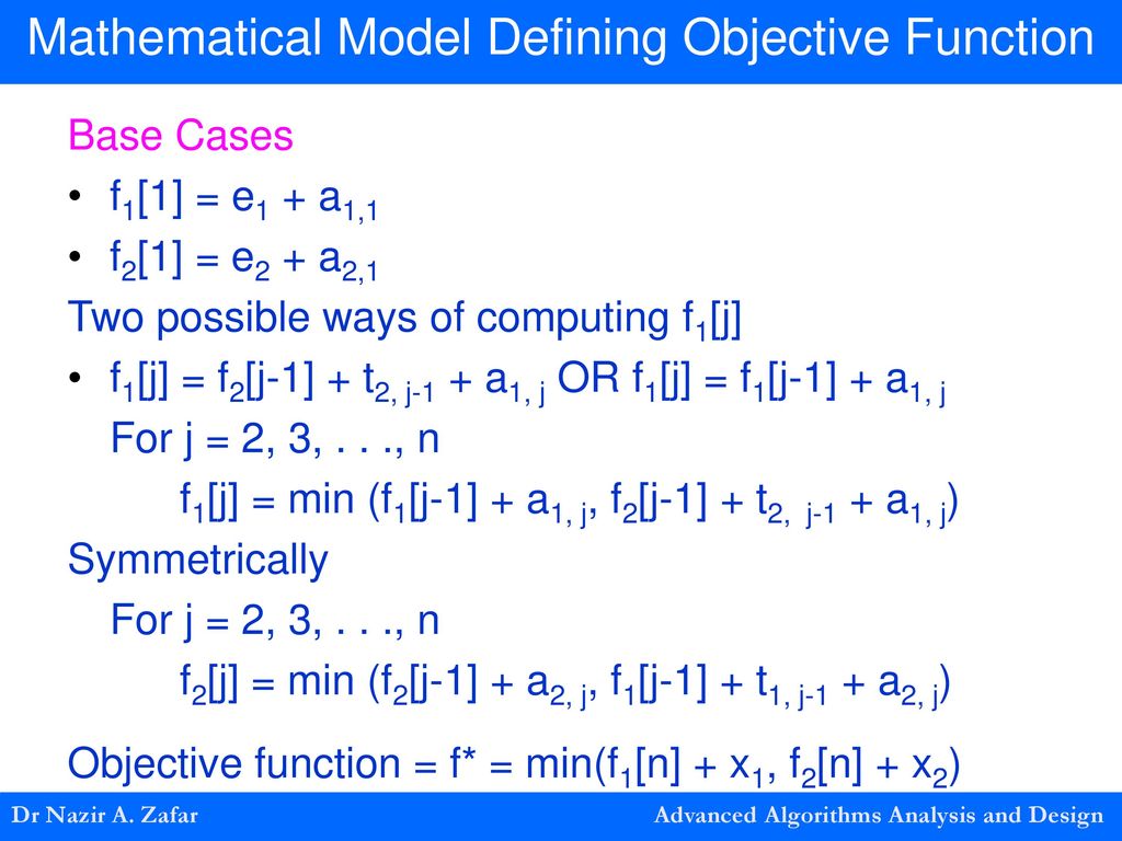 Advanced Algorithms Analysis and Design - ppt download