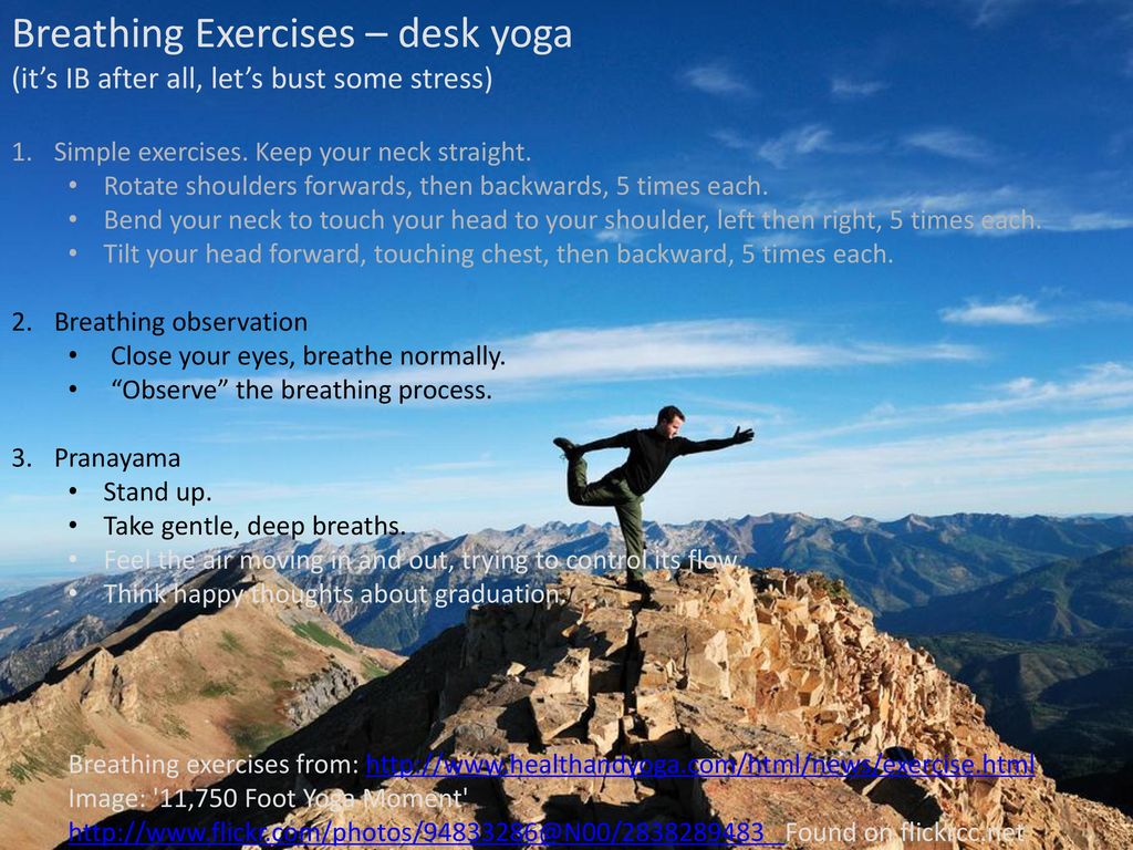 Breathing Exercises – desk yoga