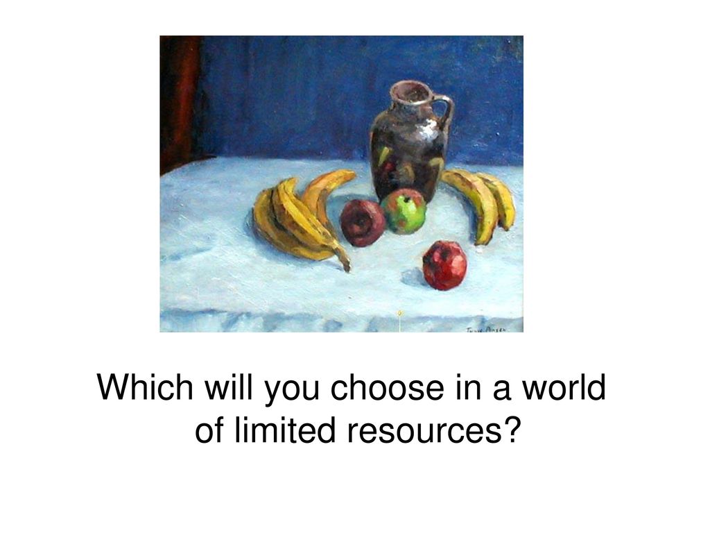 Which will you choose in a world
