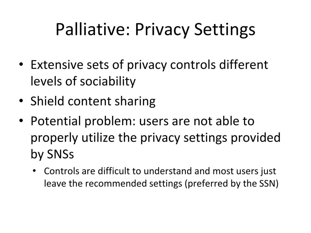Privacy in Social Networks - ppt download