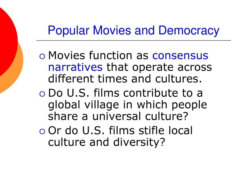 Popular Movies and Democracy