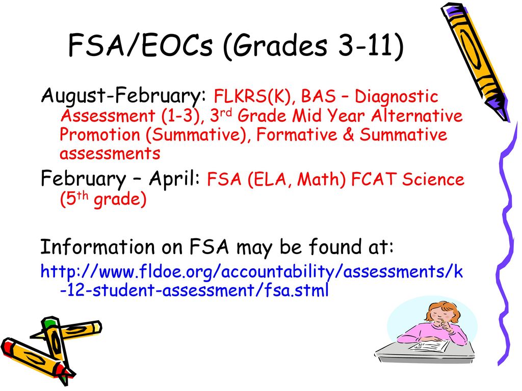 FSA/EOCs (Grades 3-11)