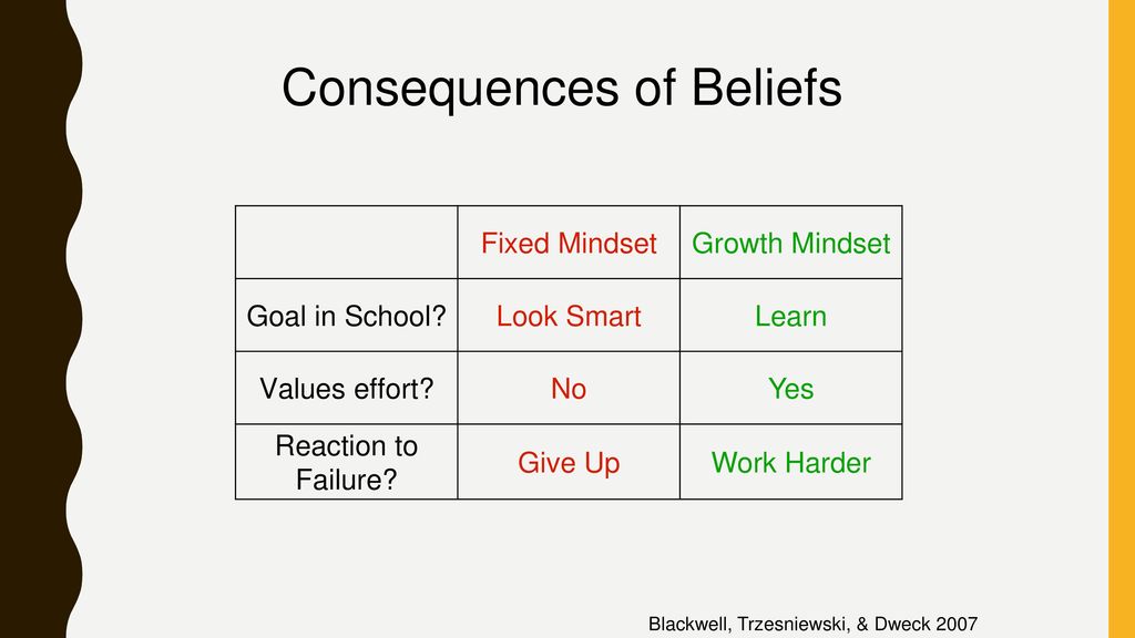 Consequences of Beliefs