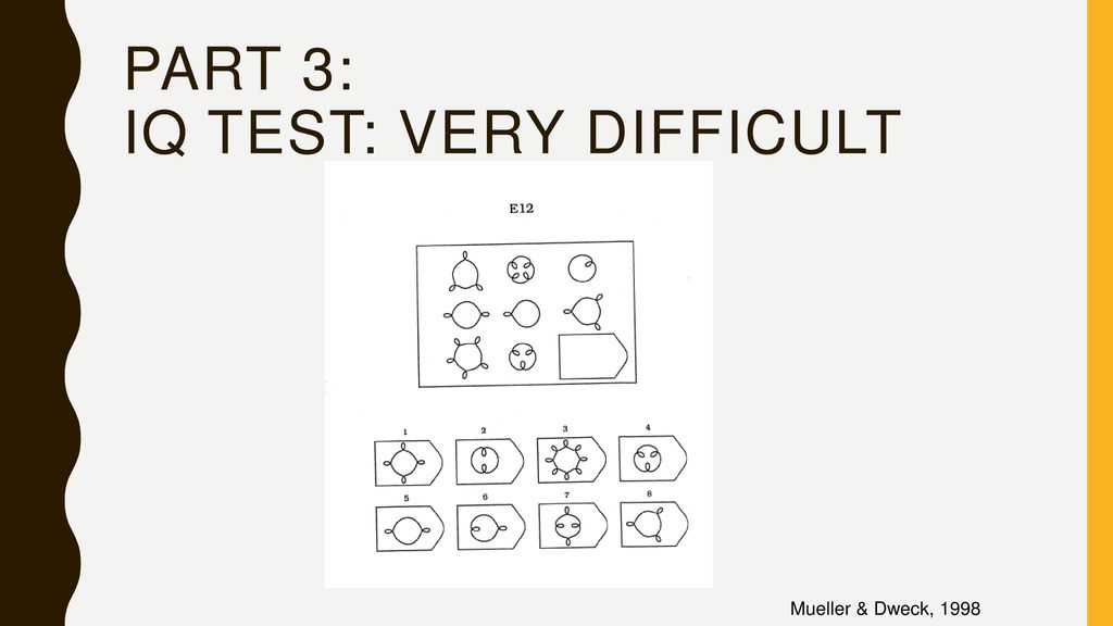 Part 3: IQ Test: Very Difficult