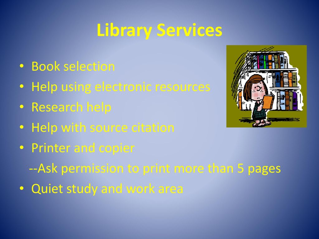 Welcome To The Rchs Library Information Center Ppt Download